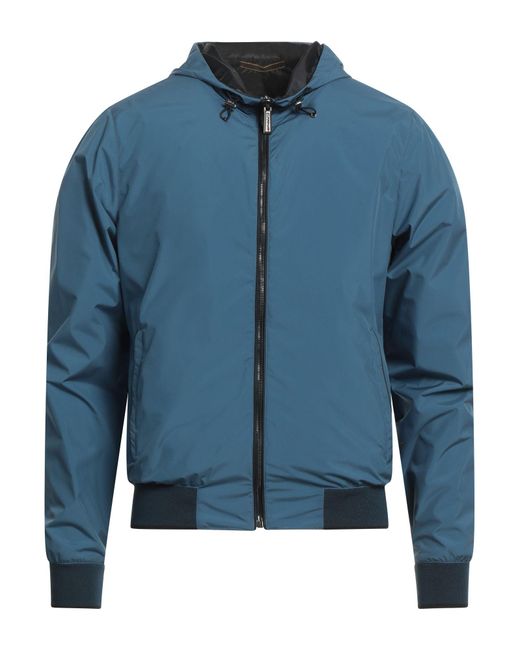 Moorer Blue Jacket Polyester for men