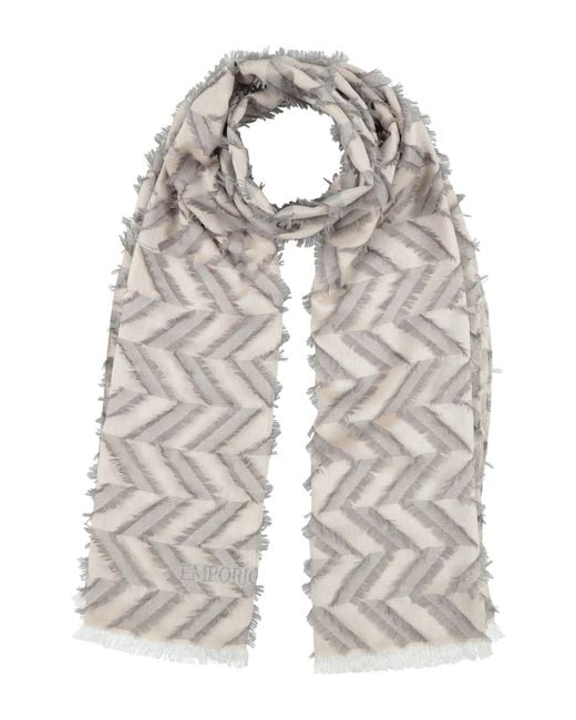 Emporio Armani White Scarves