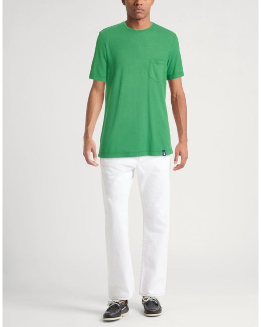Drumohr Green T-Shirt Cotton for men