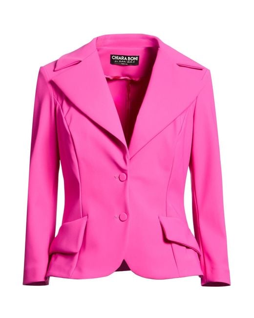 La Petite Robe Di Chiara Boni Pink Blazer
