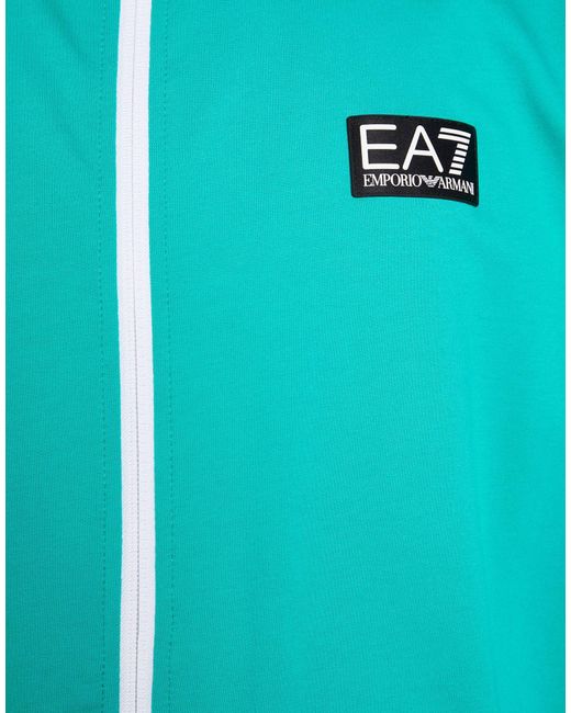 EA7 Blue Tracksuit Cotton, Elastane for men
