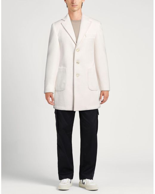 TELA-N° White Ivory Coat Polyester for men
