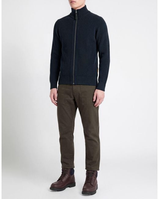 Parajumpers Blue Cardigan for men