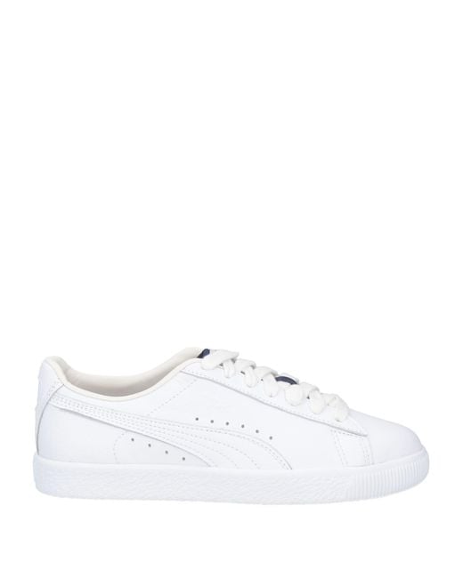 PUMA White Sneakers Cowhide for men