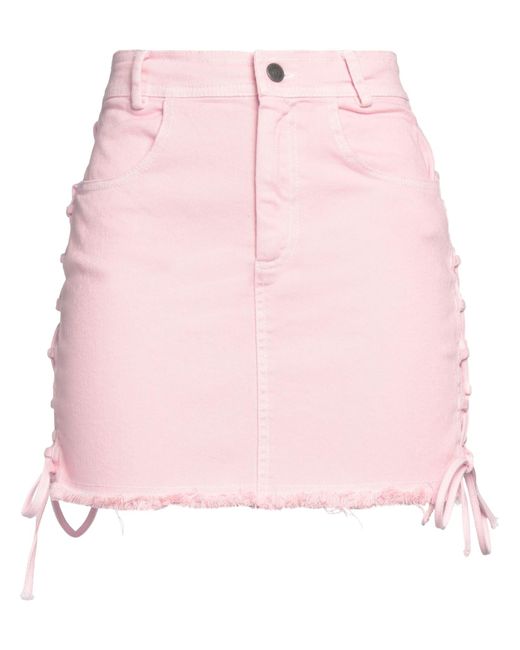 Julfer Pink Denim Skirt