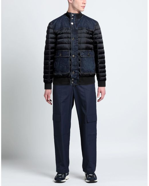 Moorer Blue Puffer Polyamide, Cotton, Elastane, Polyester for men