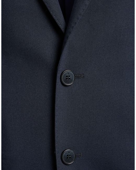 Manuel Ritz Blue Suit Polyester, Viscose, Elastane for men