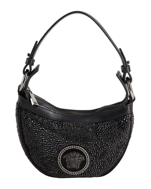 Versace Black Handbag Viscose, Silk, Lambskin