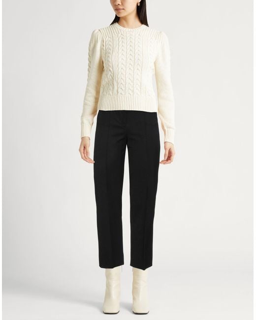Max Mara Black Pants Cotton, Polyamide, Elastane