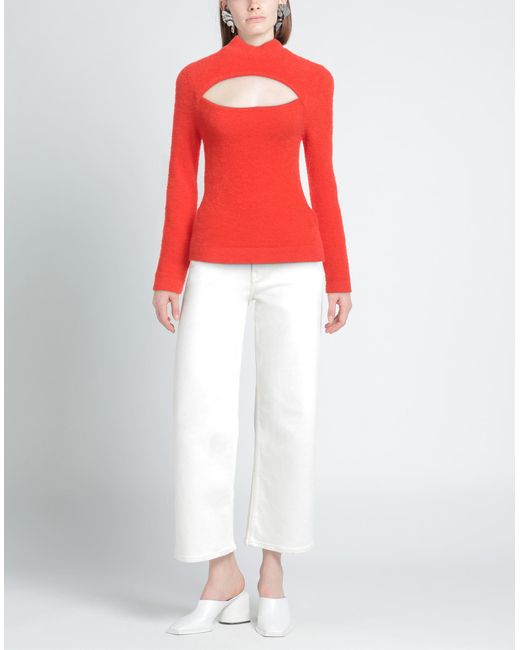 Isabel Marant Red Turtleneck Polyamide