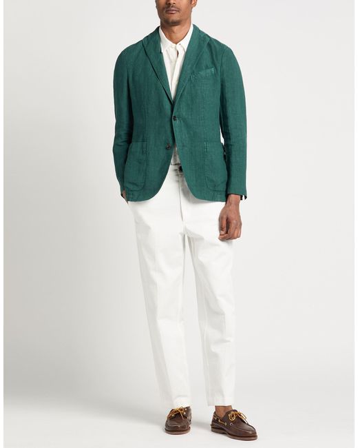 Blazer Boglioli pour homme en coloris Green