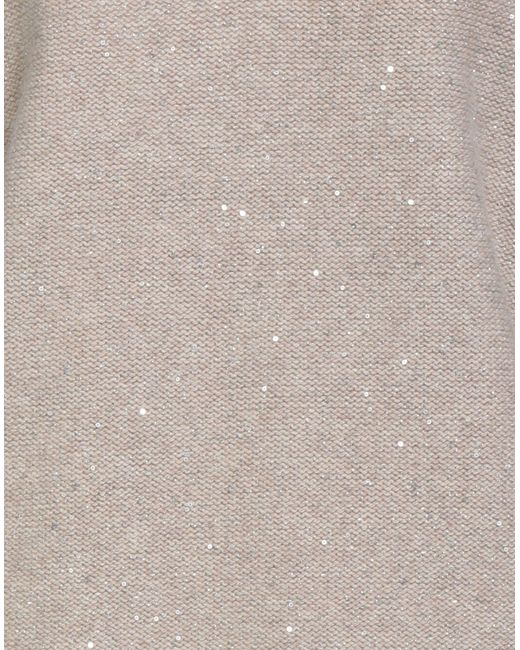 Gran Sasso Gray Sweater Wool, Cashmere, Metallic Fiber, Polyamide