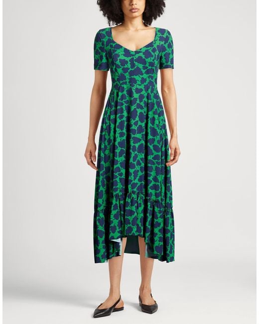 Robe Midi High en coloris Green
