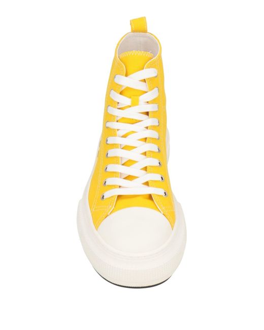 DSquared² Yellow Trainers for men