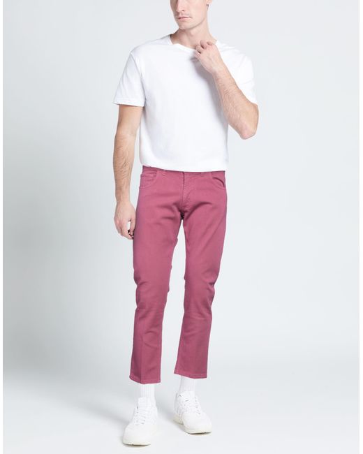 Entre Amis Pink Jeans for men