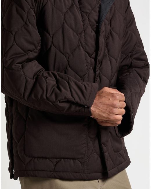 Hevò Black Dark Puffer Virgin Wool for men