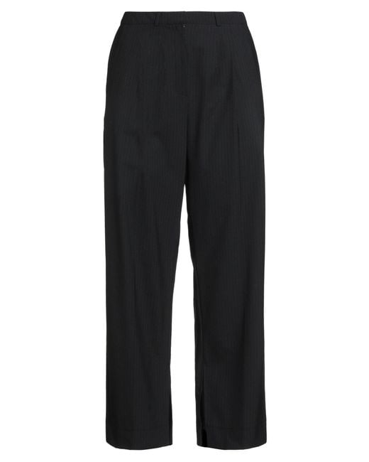 Herskind Black Midnight Pants Polyester, Virgin Wool, Elastane