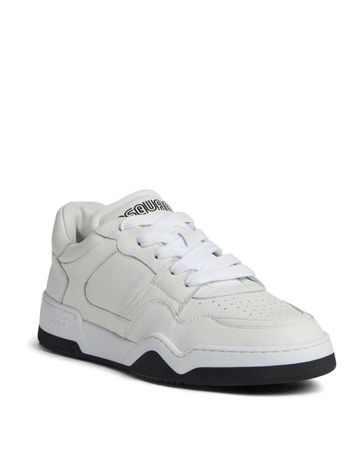 DSquared² Perforierte Sneakers in White für Herren