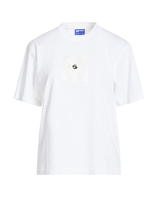Karl Lagerfeld White T-Shirts
