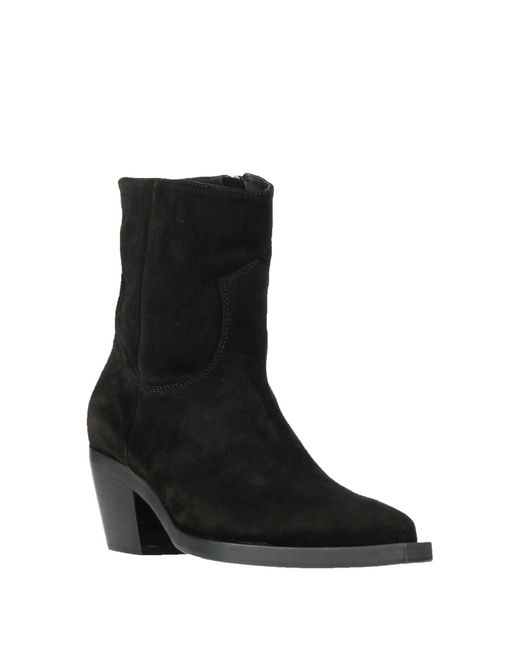 Pinko Black Ankle Boots Leather