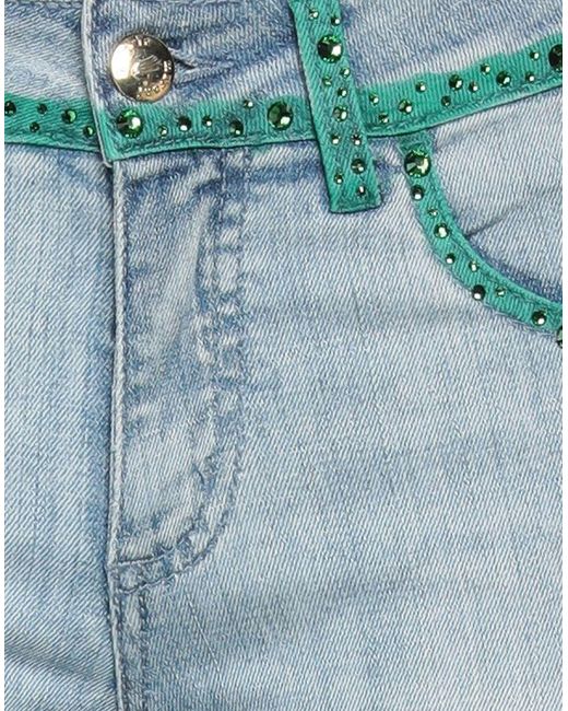 Pantalon en jean Angelo Marani en coloris Blue