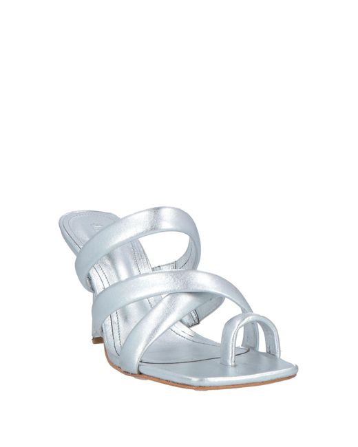 SCHUTZ SHOES White Thong Sandal