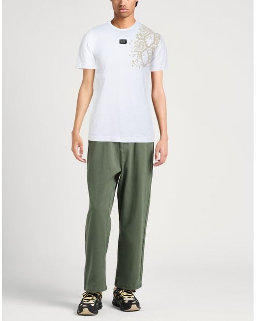 EA7 White T-Shirts for men