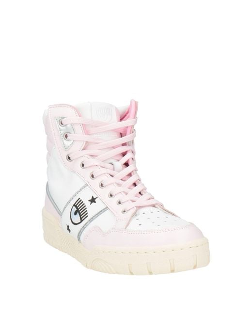 Chiara Ferragni Natural Sneakers Leather