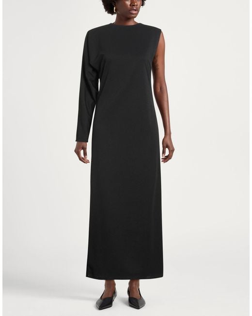 Haveone Black Maxi Dress Polyester