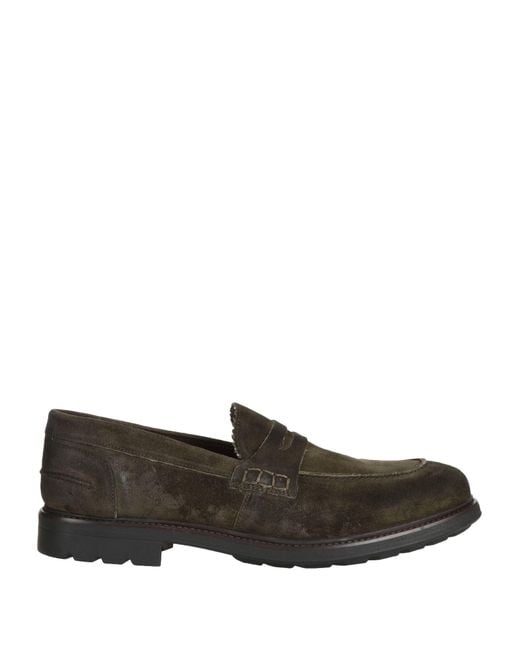 CafeNoir Gray Loafers for men