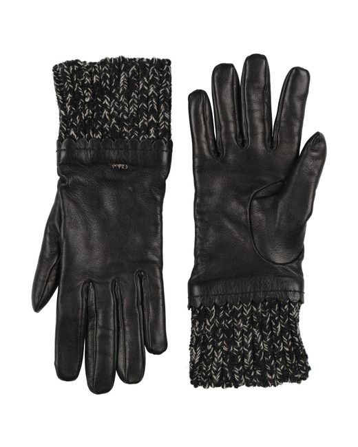 Chloé Black Gloves Lambskin, Wool