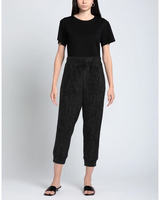 MEIMEIJ Black Pants Polyester, Polyamide, Acetate, Elastane