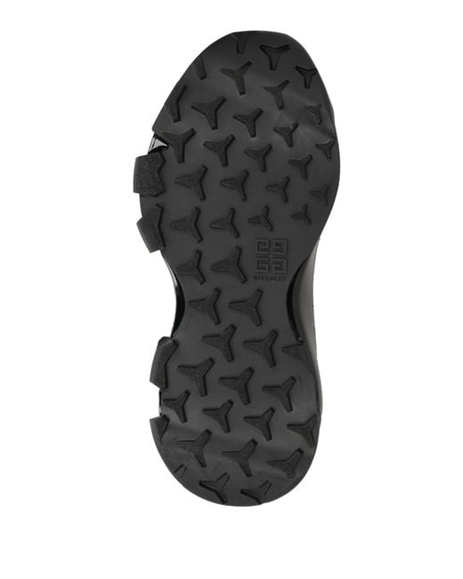 Givenchy Black Laceless Shiny Rubber Sneaker for men