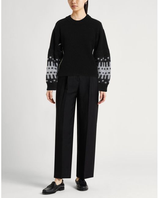 Roberto Collina Black Sweater Merino Wool