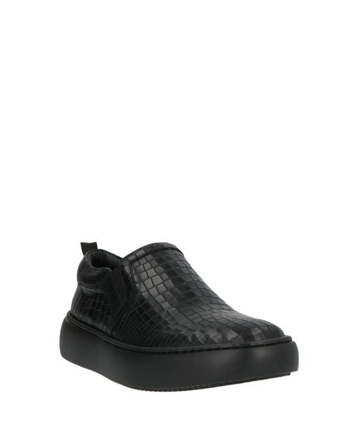 Giovanni Conti Black Trainers for men
