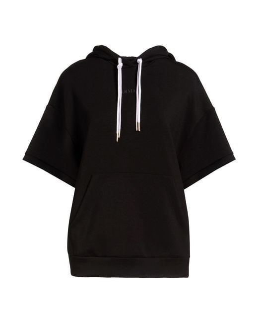 ARMANI EXCHANGE Black Sweatshirt Polyamide, Viscose, Elastane