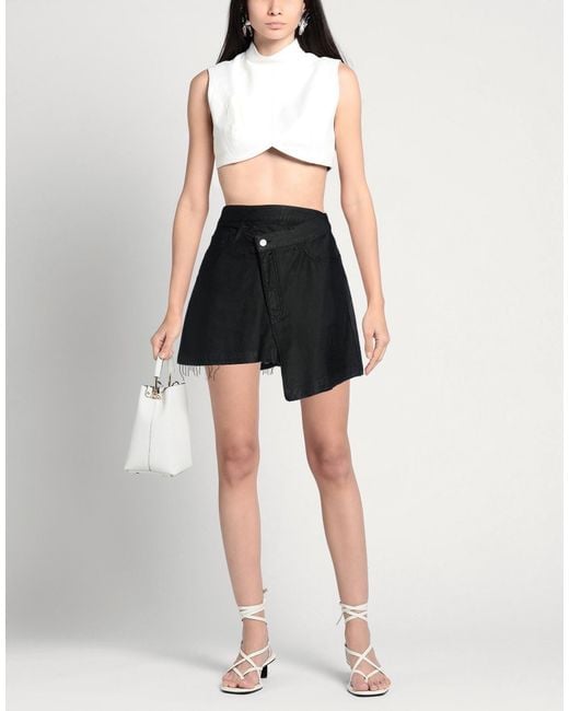 Department 5 Black Mini Skirt