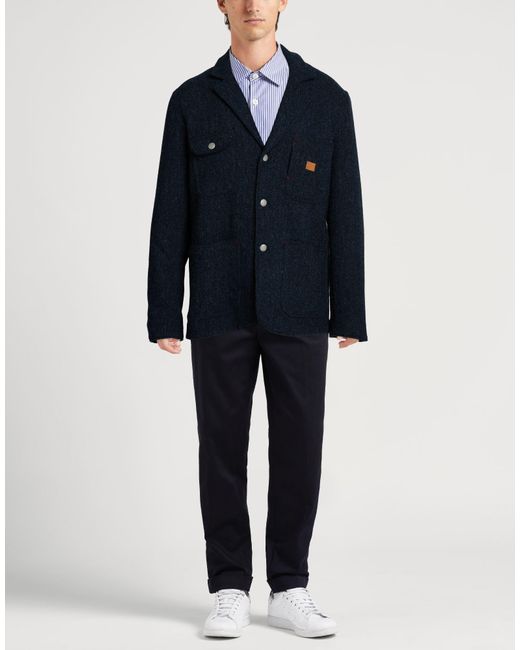 Roy Rogers Blue Blazer Wool for men