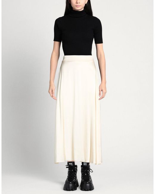 Manila Grace White Maxi Skirt