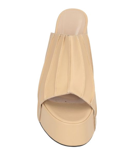 By Far Natural Sandals