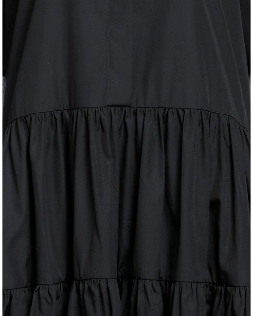 CECILIE BAHNSEN Black Midi Dress