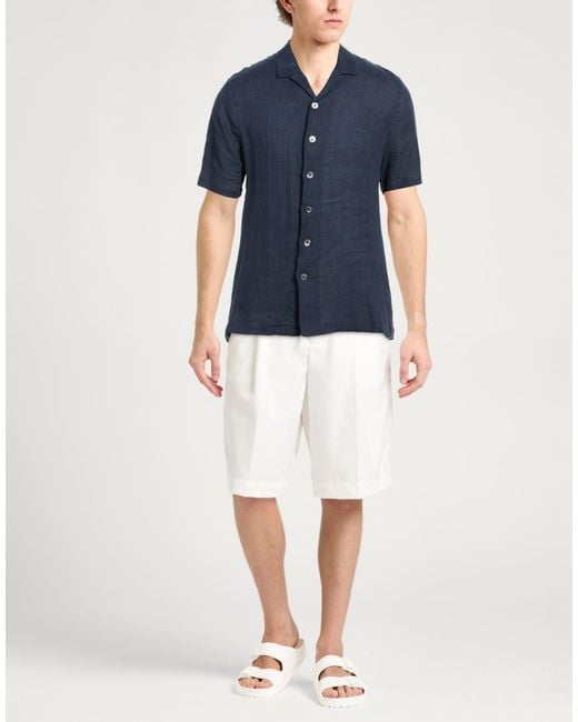 Alpha Studio Blue Shirts for men
