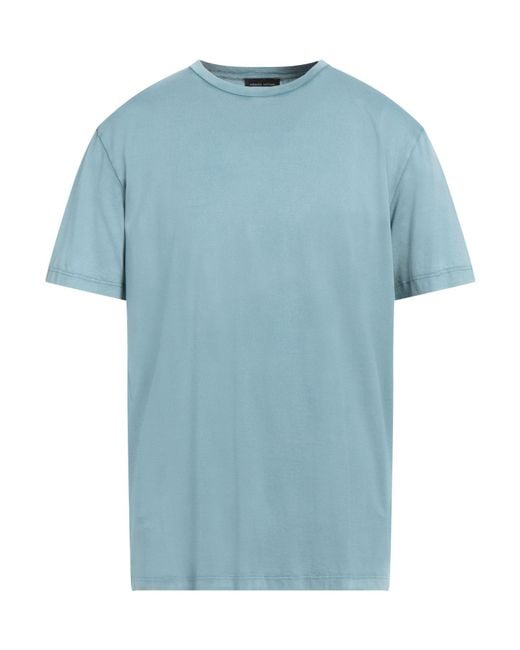Roberto Collina Blue T-Shirts for men