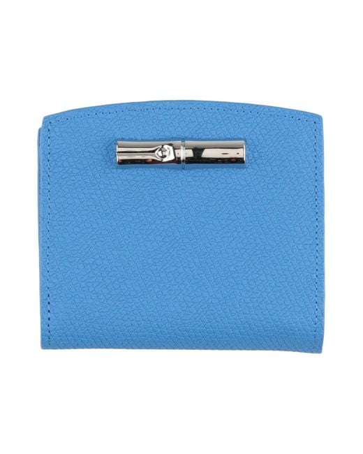 Billetera Longchamp de color Blue