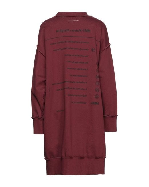 MM6 by Maison Margiela Red Mini Dress