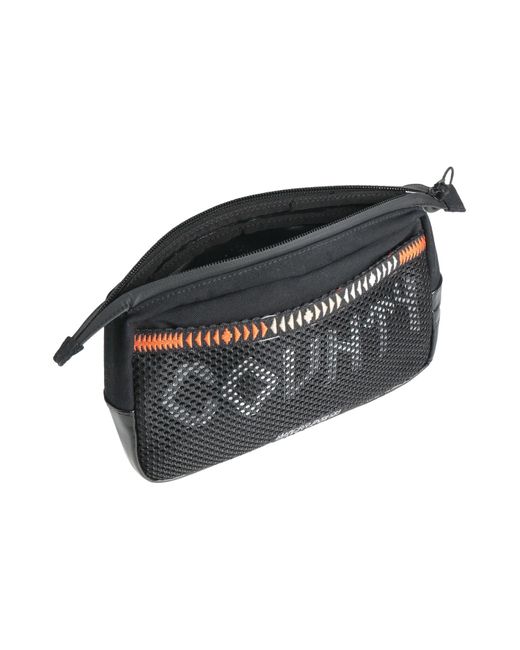 Marcelo Burlon Black Belt Bag Textile Fibers for men