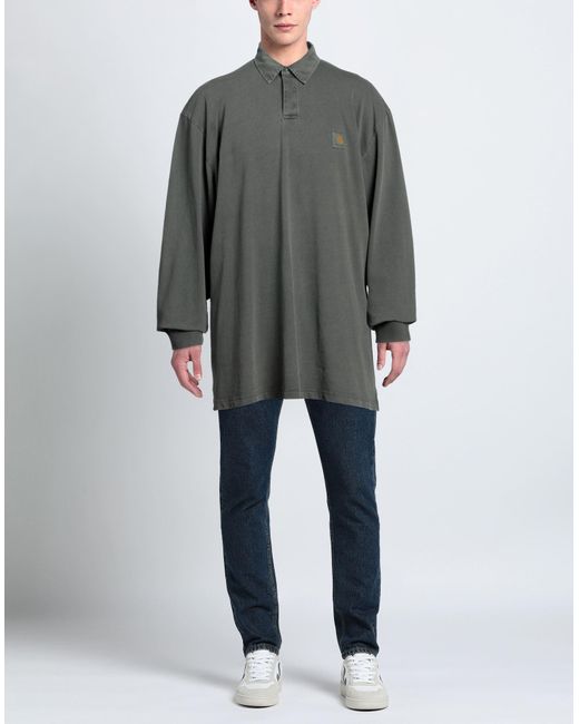 Carhartt Gray Polo Shirt for men