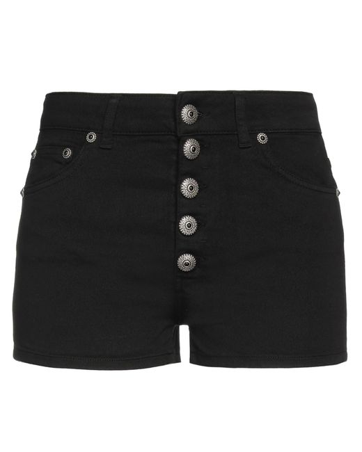 Dondup Black Denim Shorts