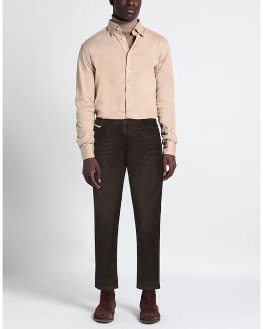 DIESEL Gray Trouser for men