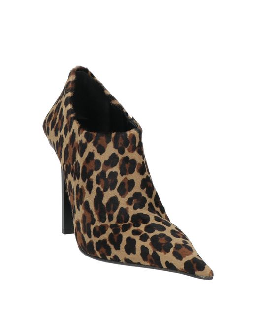 Versace Brown Ankle Boots Leather